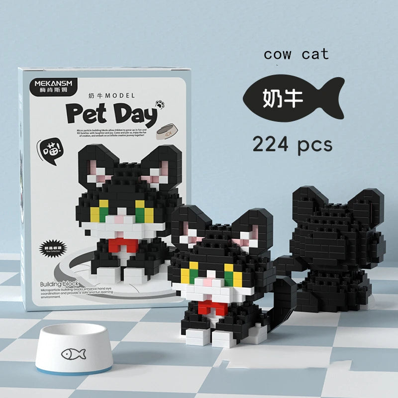 Mini Pet Animal Building Blocks – 18 Styles DIY Toy Set