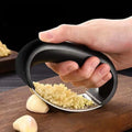 Stainless Steel Garlic Press – Manual Garlic Crusher & Mincer