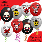 FNAF Five Nights Freddyed Birthday Party Decorations Kids Disposable Tableware Cup Plate Napkin Straw Baby Shower Supplies Event