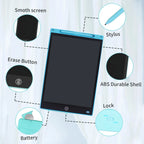 LCD Writing Tablet for Kids – 12 Inch Reusable Drawing Board
