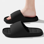 Man Fashion Slippers Solid Beach Sandals Summer Non Slip Lightweight Soft Unisex Slides Women Outdoor Indoor House Shoes