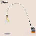 Feather Sisal Cat Ball Toy Interactive Claw Grinding Play Toy