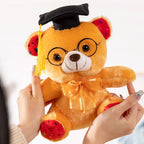 Graduation Bear Plush Toy Cute Teddy Bear Soft Doll Boys Girls Students Graduation Gift