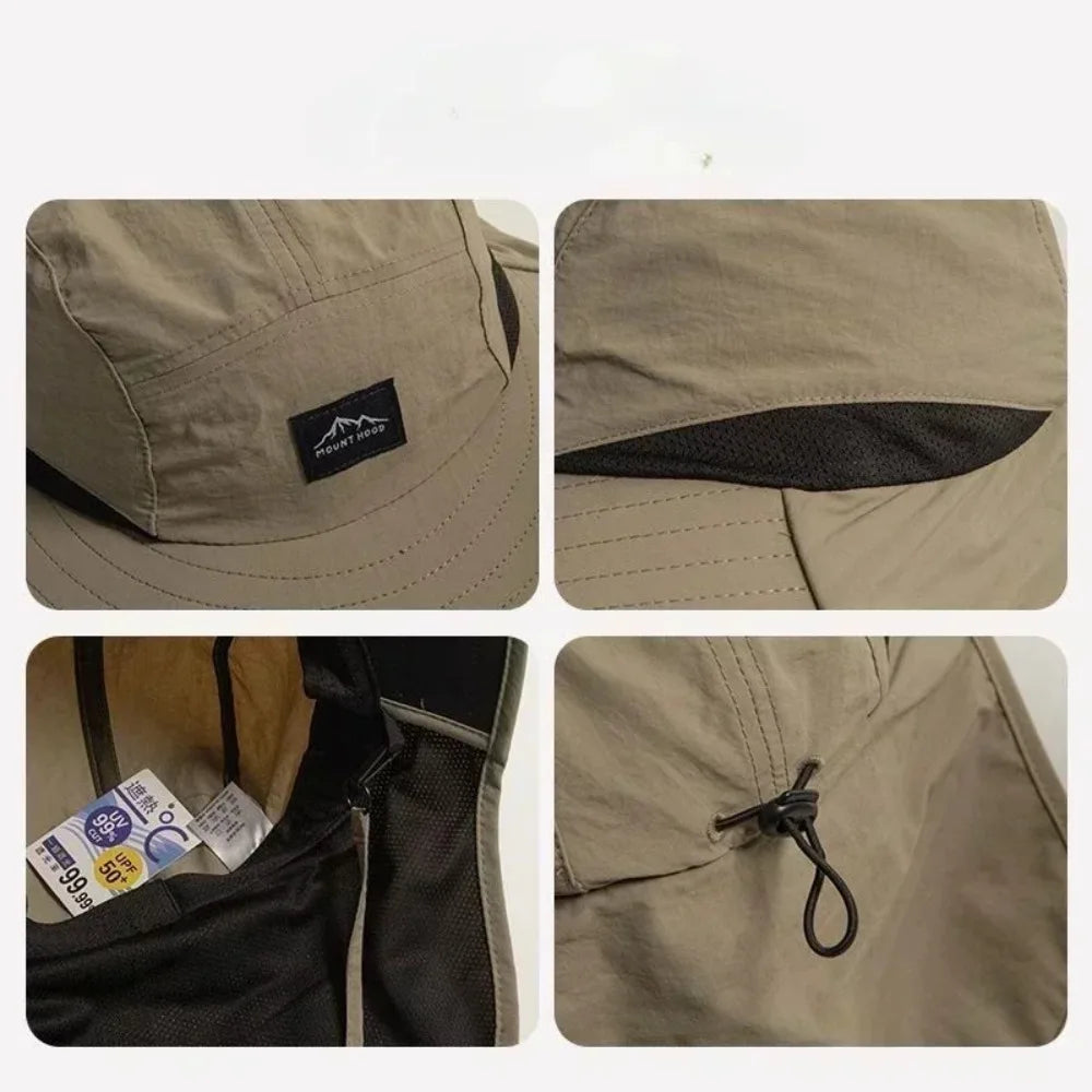 Waterproof Wide Brim Sun Hat for Hiking and Outdoor Adventures