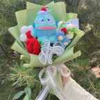 Cartoon My Melody Kuromi Cinnamoroll Kt Cat Plush Doll Creative Flower Bouquet Valentine Christmas Graduation Birthday Gift