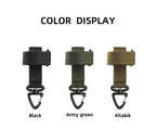 Tactical MOLLE Keychain Gear Clip Belt Holder for Outdoor EDC