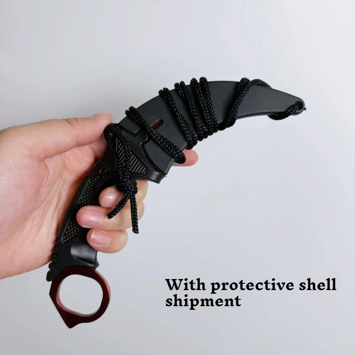 CS Karambit Toy – Safe Cosplay Claw Knife with Plastic Sheath