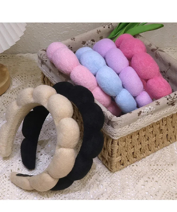 Fashion Sponge Spa Headband for Face Washing & Skincare