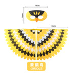 Kids Bird Cosplay Costume Wings Cape with Mask – Animal Outfit