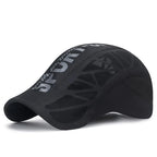 Quick Dry Mesh Flat Ivy Cap for Golf Driving and Outdoor Comfort