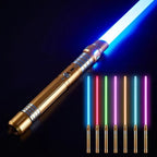 RGB EMetal Lightsaber Dueling Smooth Swing Sword Sabre De Luz 14  Color Changing with Sounds  Flashing Toy