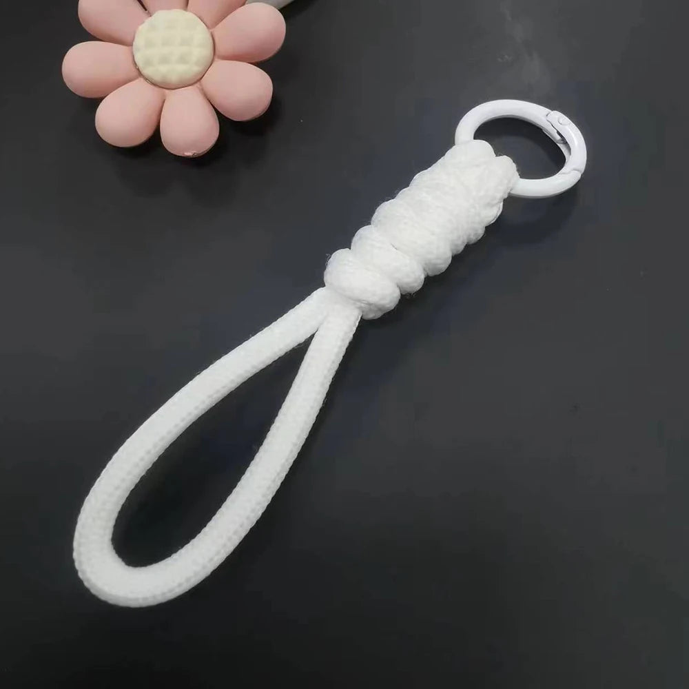 Paracord Braided Keychain Wrist Lanyard for Outdoor Everyday Carry