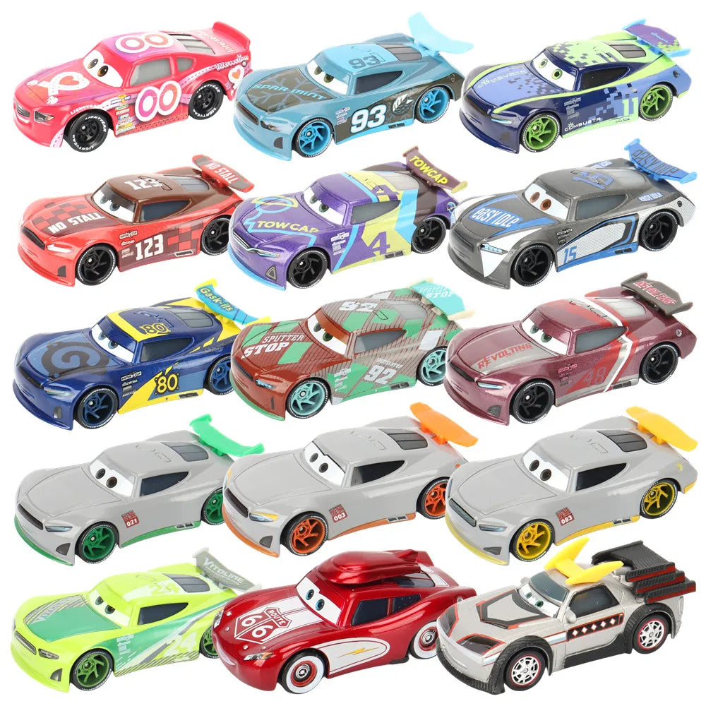 Lightning McQueen 1:55 Diecast Metal Toy Car Collection with Movie Characters