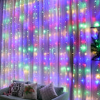 Wedding Garland Fairy Lights Outdoor 8 Mode LED USB Curtain Light String Christmas Tree Holiday Decoration Garden Light