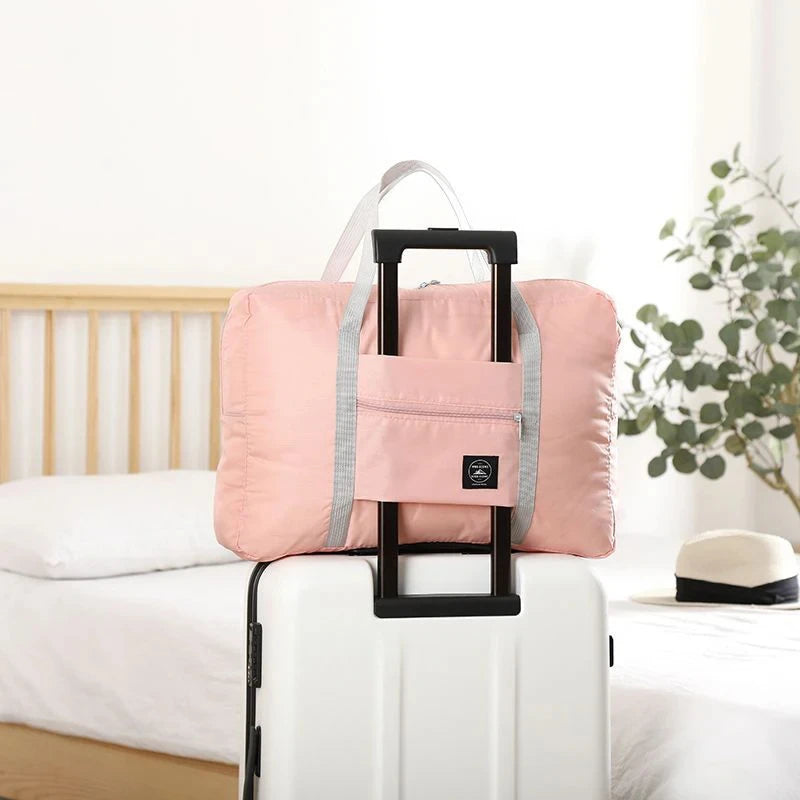 Portable Foldable Travel Duffle Bag Large Capacity Lightweight Carry-On Gym Bag
