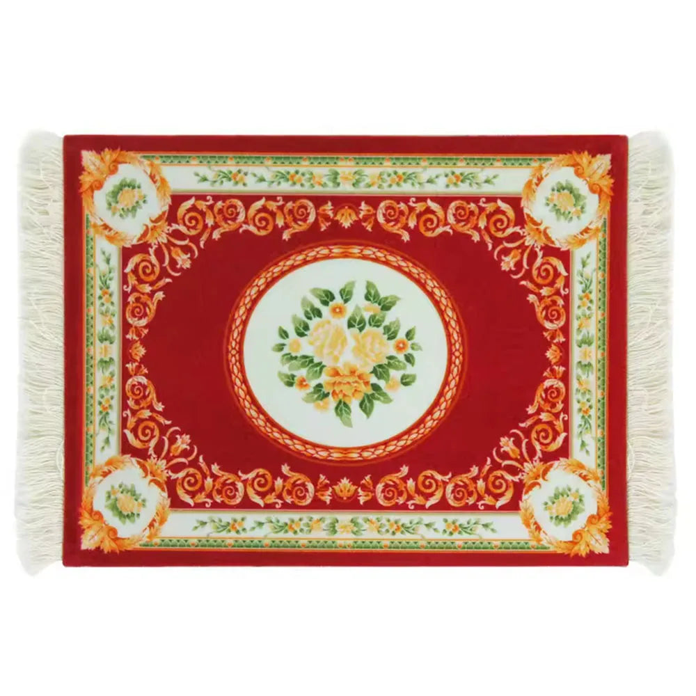 Mousepad Meal Mat Persian Carpet Style Rubber Anti-slip Durable Printing Rectangle Gaming Mouse Pads Coaster