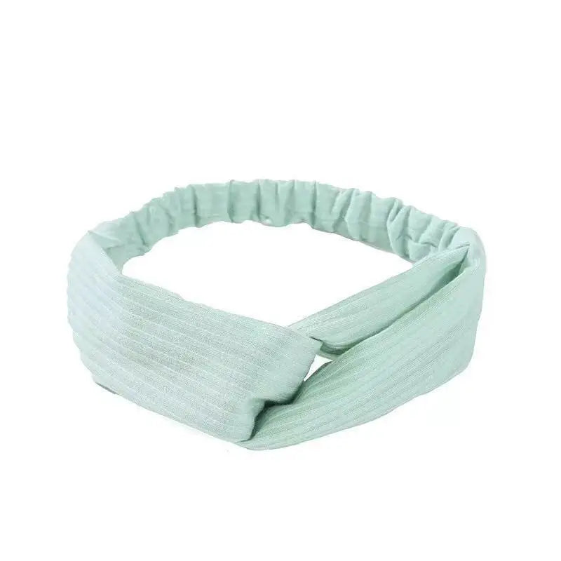 Boho Cross Knot Elastic Headband for Women
