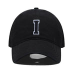 Initial Letter Embroidery Baseball Cap for Casual Sport Style