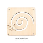 Montessori Busy Board Accessories DIY Wooden Learning Activity Kit