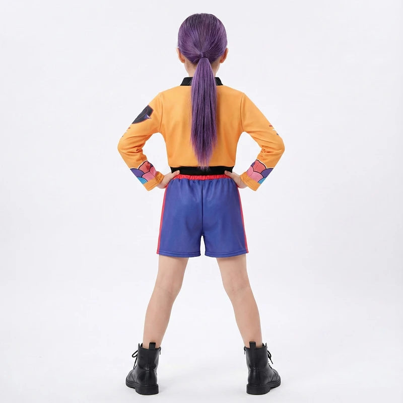 Rumi Girl Anime Cosplay Costume – Dance Performance Outfit