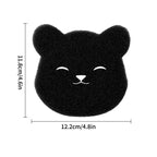 4PCS Bear Shape Laundry Balls Lint Catcher Reusable Pet Hair Remover Cleaning Sponge for Clothes Sofa Cat Dog Home House