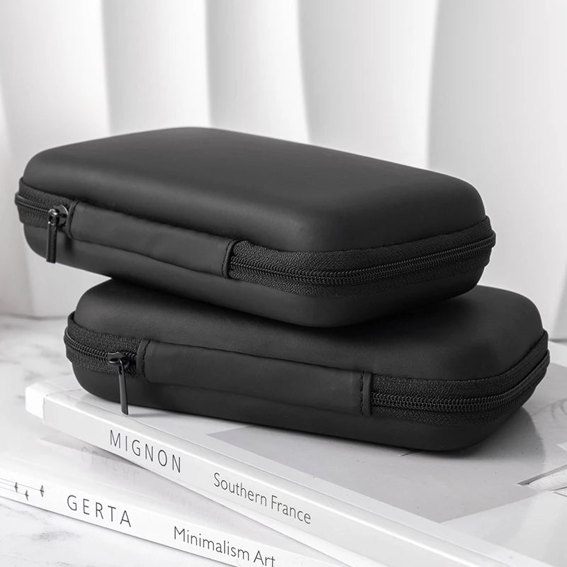 Portable Mini Hard Shell Electronics Organizer Case