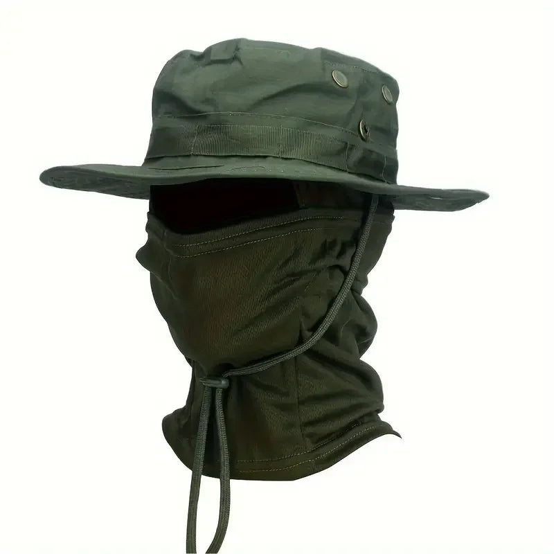 Camouflage Boonie Outdoor Hunting Hat with Wide Brim Protection