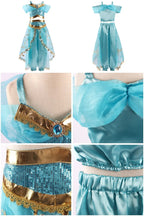 Kids Princess Costume Dress for Girls Cosplay Parties