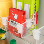 Adjustable Refrigerator Storage Divider for Shelf Organization Board