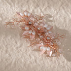 Pearl Flower Bridal Hair Comb for Women