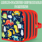 Erasable Reusable Doodle Book Drawing Pad with 12 Watercolor Pens