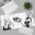 New Misa Amane Light Yagami Desk Mat Death Note Anime Mousepad Computer Gamers Lock Edge Mouse Pad Gaming E-sports Keyboard Pads