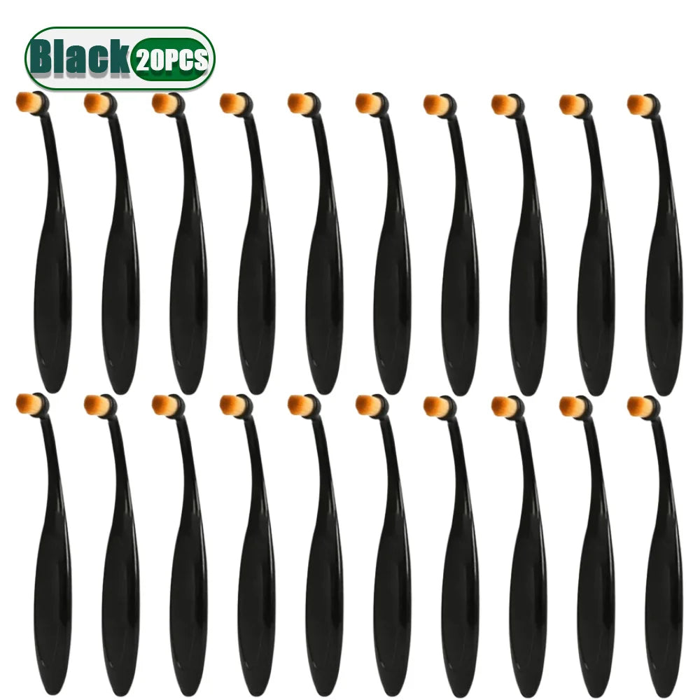 1-20PCS Dog Cat Tear Stain Remover Brush Soft Bristle Eye Cleaning Tool with Powder Applicator for Pet Grooming Hygiene Care