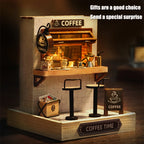 Wooden Miniature Doll House DIY 3D Puzzle Building Kit