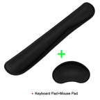 Ergonomic Keyboard Wrist Rest with Memory Foam Mouse Pad Set for Office Gaming PC Laptop - Wrist Support Mousepad