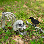 Garden Decoration Holiday Skull Bone Props Ground Breaking Horror Halloween Decoration Skull Party Accessories Gift Decoration