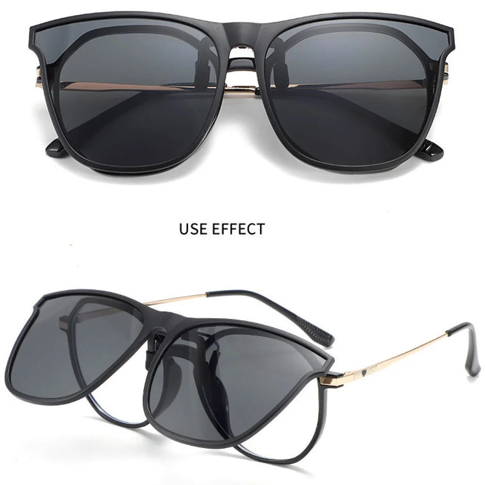 Polarized Clip-On UV400 Driving Sunglasses for Men & Women
