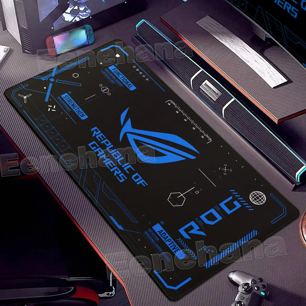 HD ASUS Gaming Mat Large Mouse Pad Design ROG Lager Computer PC Gamer XXL Non-slip Keyboard Office Interior Accessories for Gift
