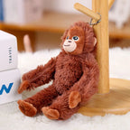 Cartoon Punch Monkey Plush Keychain Cute Bag Charm