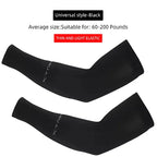 Ice Silk Sports Arm Sleeves for Men UV Protection Sunshade Cooling Summer Arm Covers for Cycling Outdoor Travel Running Fitness