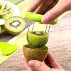 Fast Kiwi Cutter & Peeler – Stainless Steel Fruit Slicer Tool