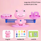 Frog Balance Math Toy Montessori Learning Game for Kids