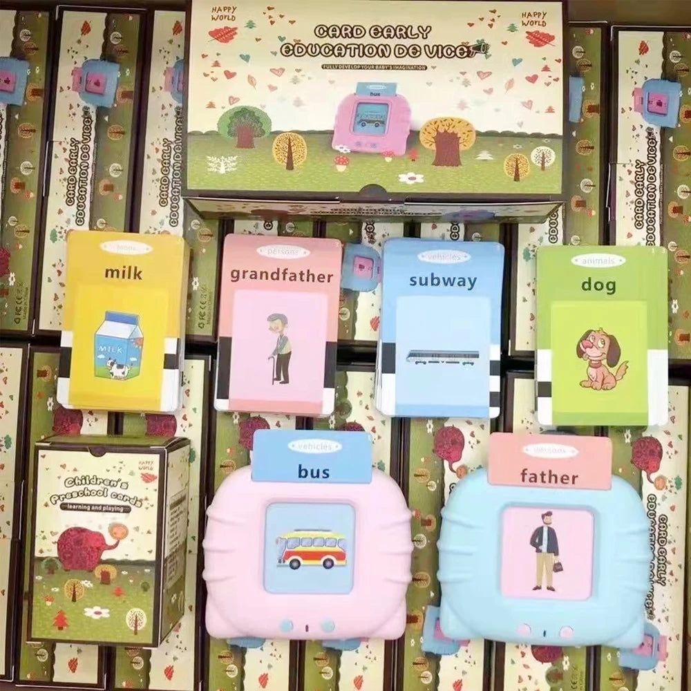 Talking Flash Cards Early Learning Educational Toy for Preschool Kids
