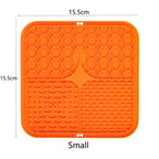 Pet Dog Cat Licking Pad Licking Pad Anti Choking Slow Food Utensils Slow Food Bowl Licking Plate Pet Cat Yogurt Meal Mat