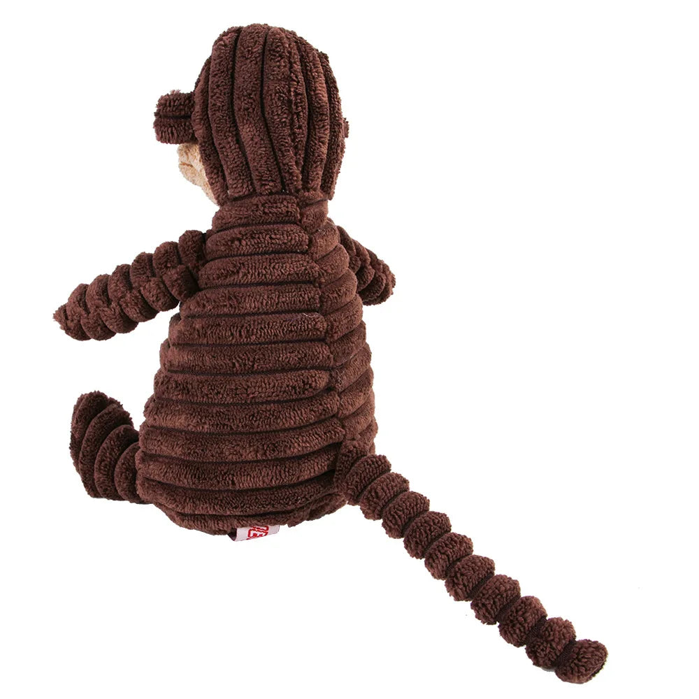 Corduroy Dog Molar Plush Toy for Interactive Chewing and Play