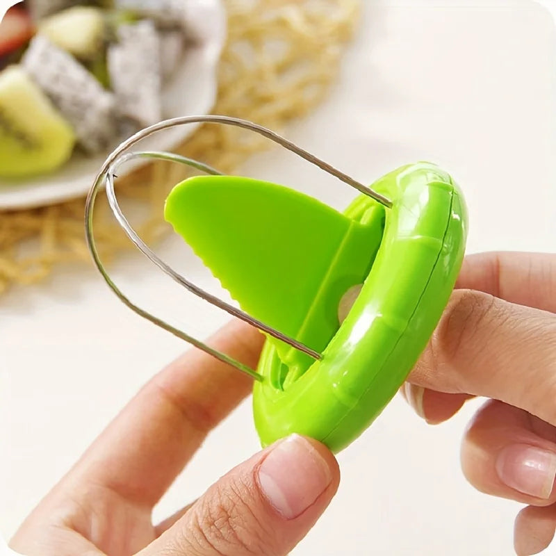 Fast Kiwi Cutter & Peeler – Stainless Steel Fruit Slicer Tool