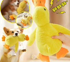 Duck Dog Toy Plush Chew Resistant Durable Dog Toy With Quacking Sound Teeth Grinding Relief Soft Companion for Small Large Dog
