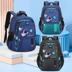 Kids Astronaut Waterproof School Backpack