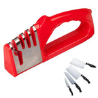 4 Segment Multifunctional Knife Sharpener – Portable Manual Kitchen Sharpener