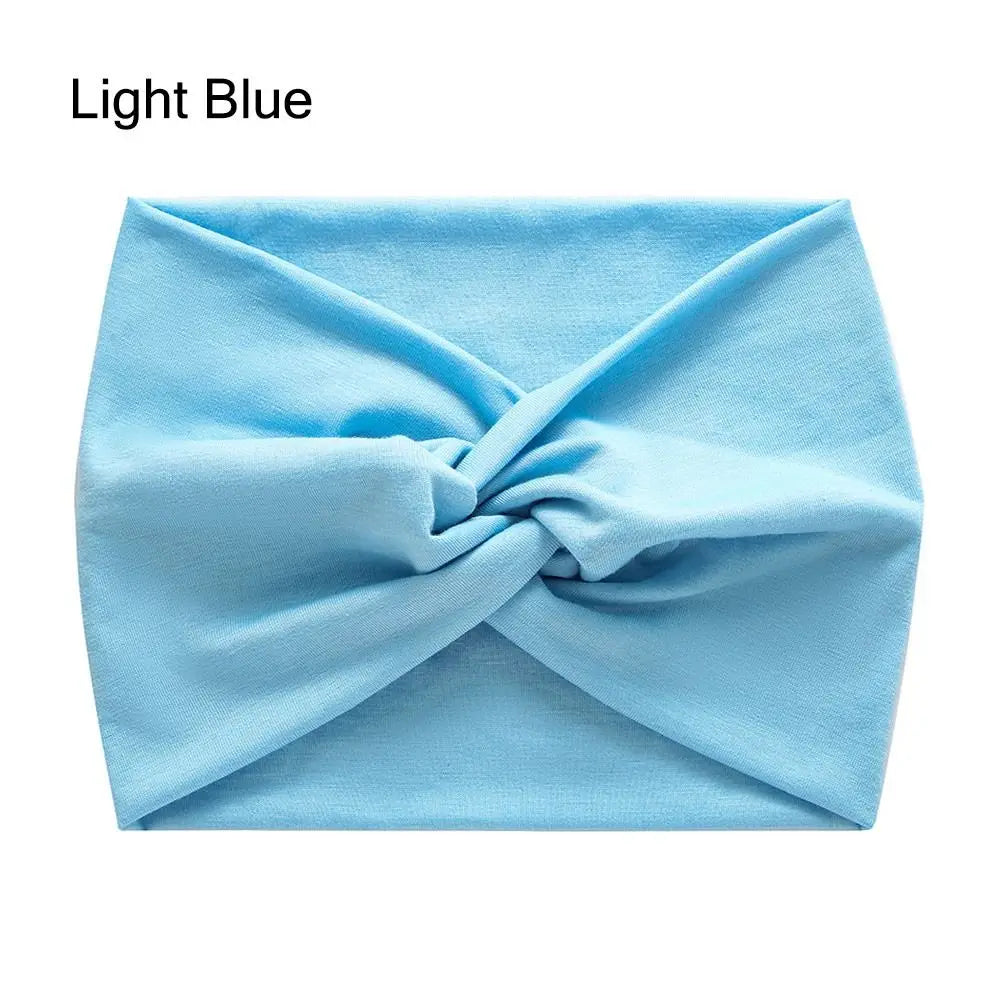 Twisted Extra Wide Turban Workout Headband for Women